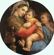 Raphael THE MADONNA OF THE CHAIR or Madonna della Sedia Spain oil painting artist