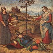 Raphael The Knights Dream Spain oil painting reproduction