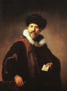Rembrandt Nicholaes Ruts painting