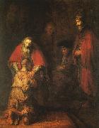 Rembrandt The Return of the Prodigal Son Spain oil painting reproduction