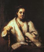 Rembrandt Portrait of Hendrickje Stoffels Spain oil painting artist