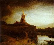 Rembrandt The Mill Spain oil painting artist