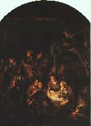 Rembrandt Adoration of the Shepherds oil