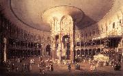 Canaletto London: Ranelagh, Interior of the Rotunda vf oil painting reproduction