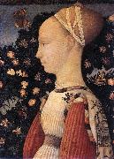 PISANELLO Portrait of a Princess of the House of Este  vhh Spain oil painting artist