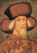 PISANELLO Portrait of Emperor Sigismund of Luxembourg iug Spain oil painting artist