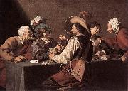 ROMBOUTS, Theodor The Card Players dh Spain oil painting artist