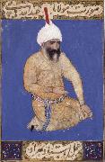 Bihzad Portrait of the poet Hatifi,Jami s nephew,seen here wearing a shi ite turban Spain oil painting artist