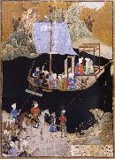 Bihzad Abduction from the seraglio painting