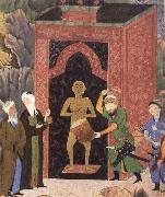Bihzad Jami as Apollonius and the minister Mir Ali Sher Nawa i as Alexander Spain oil painting artist