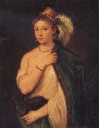 Titian Portrait of a Young Woman oil