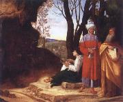 Giorgione The Three Philosophers Spain oil painting artist