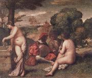 Giorgione The Pastoral Concert Spain oil painting artist
