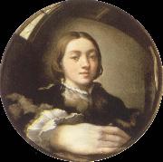 PARMIGIANINO Self-Portrait in a Convex Mirror Spain oil painting artist