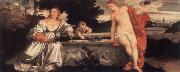Titian Sacred and Profane Love Spain oil painting artist