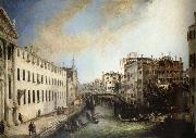 Canaletto Rio dei Mendicanti Spain oil painting reproduction
