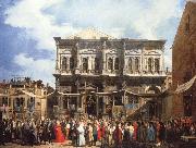 Canaletto Venice The Feast Day of Saitn Roch Spain oil painting artist