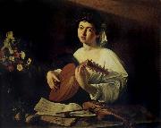Caravaggio The Lute Player Spain oil painting artist