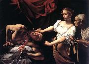 Caravaggio Judith Beheading Holofernes Spain oil painting artist