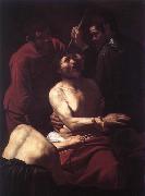 Caravaggio The Crowning with Thorns Spain oil painting artist