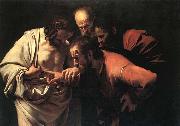 Caravaggio The Incredulity of Saint Thomas Spain oil painting artist