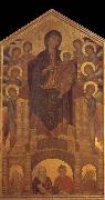 Cimabue Throning Madonna with angels and prophets oil