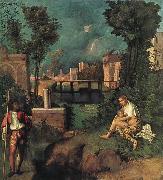 Giorgione Tempest oil painting reproduction