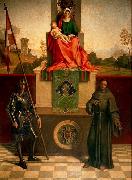 Giorgione Madonna and Child Enthroned between St Francis and St Liberalis Spain oil painting artist