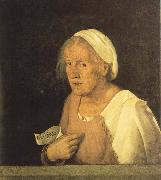 Giorgione Old Woman Spain oil painting artist