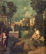 Giorgione THe Tempest Spain oil painting artist