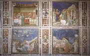 Giotto The wedding to Guns De arouse-king of Lazarus, De bewening of Christ and Noli me tangera Spain oil painting artist