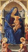 MASACCIO The Virgin and Child with Angels Spain oil painting artist
