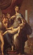 PARMIGIANINO Madonna with the long neck painting