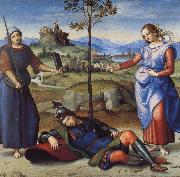 Raphael The Vision of a Knight Spain oil painting artist