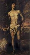 Titian St Sebastian oil