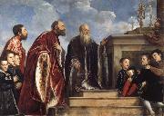 Titian The Vendramin Family Spain oil painting artist