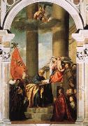Titian Madonna di ca peasaro Spain oil painting artist