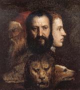 Titian An Allegory of Prudence Spain oil painting artist