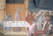 Giotto The death of the knight of Celano oil painting