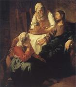 JanVermeer Christ in Maria and Marta Spain oil painting artist