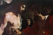 GUERCINO Doubting Thomas Spain oil painting artist