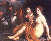 GUERCINO Venus, Mars and Cupid oil painting
