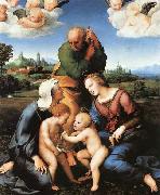 Raffaello The Canigiani Madonna painting