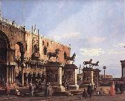 Canaletto The Horses of San Marco in the Piazzetta Spain oil painting reproduction