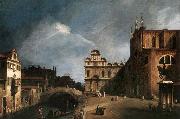 Canaletto Santi Giovanni e Paolo and the Scuola di San Marco Spain oil painting artist