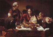 Caravaggio Maltiden in Emmaus Spain oil painting artist