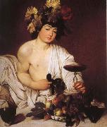 Caravaggio The young Bacchus Spain oil painting artist