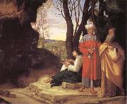 Giorgione The three philosophers oil painting picture wholesale