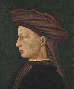 MASACCIO Profile Portrait of a Young Man Spain oil painting artist