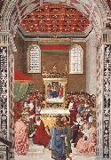 Pinturicchio Piccolomini Receives the Cardinal Hat Spain oil painting artist